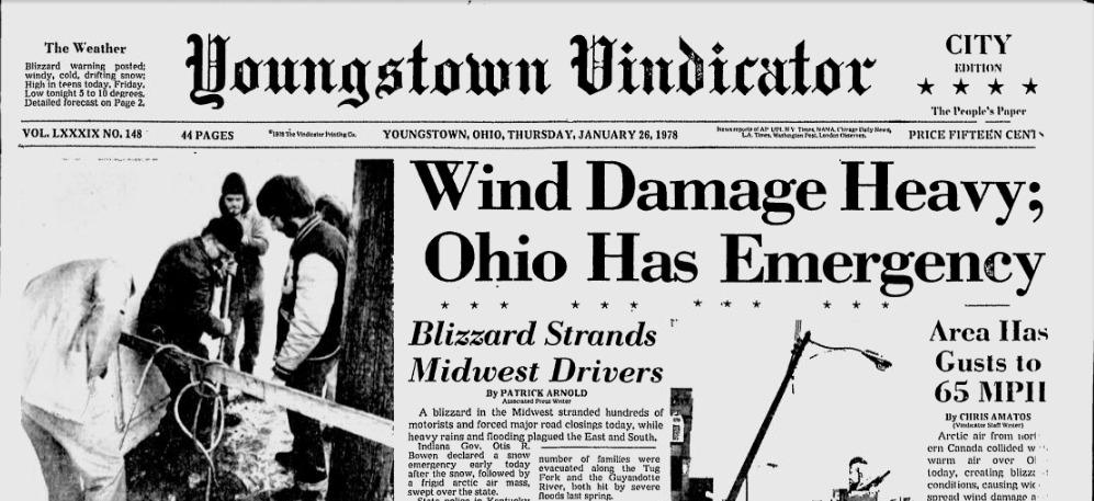 Growing Up in Working Class Youngstown — The Blizzard of 1978 | Bob on